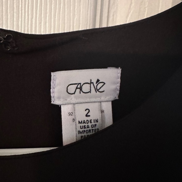 Cache Black and Gold Dress - Picture 3 of 3